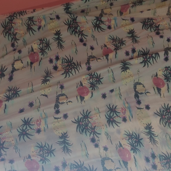 Babystyle Hawaiian stretchy summer maternity (or not) dress XL - Picture 3 of 4